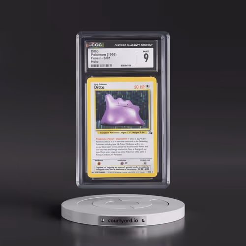 1999 Fossil #3/62 Ditto - Galaxy Star Holo (CGC 9 MINT)