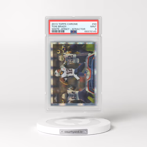 2013 Topps Chrome #50 Tom Brady - White Jersey-Xfractor (PSA 9 MINT)