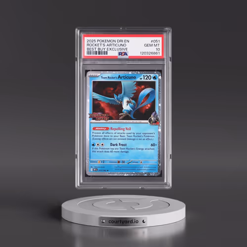 2025 Pokémon Dri EN-Destined Rivals #051 Team Rocket's Articuno - Best Buy Exclusive (PSA 10 GEM MIN