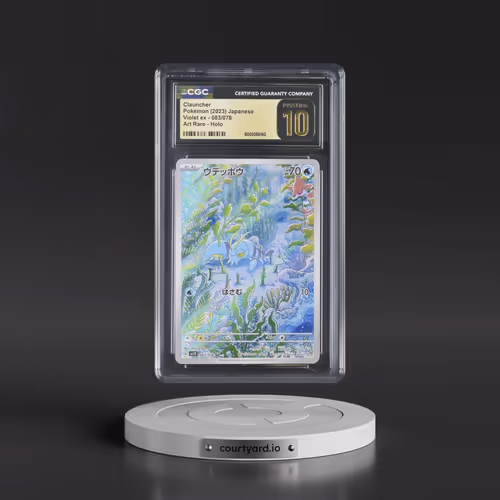 2023 Pokémon Sv1v-Violet EX #083 Clauncher - Art Rare (CGC 10 PRISTINE)