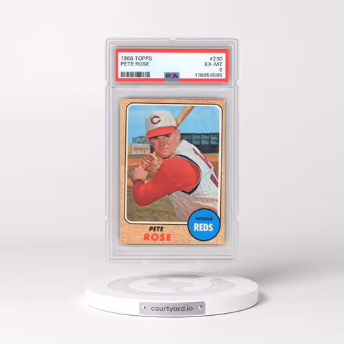1968 Topps #230 Pete Rose (PSA 6 EX-MT)