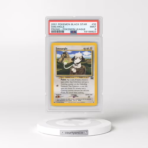 1999 Black Star Promos #32 Smeargle - Pokémon League (PSA 9 MINT)