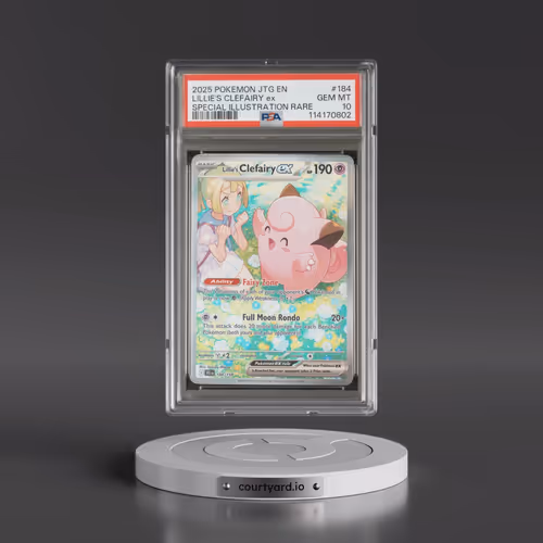2025 Pokémon Jtg EN-Journey Together #184 Lillie's Clefairy EX - Holo Special Illustration Rare (PSA