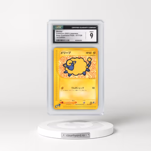 2001 Base Expansion Pack #017/128 Mareep - 1st Edition (CGC 9 MINT)