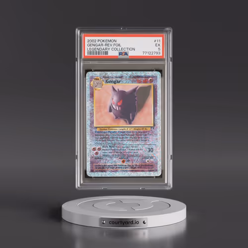 2002 Pokémon Legendary Collection #11 Gengar - Reverse Foil (PSA 5 EX)