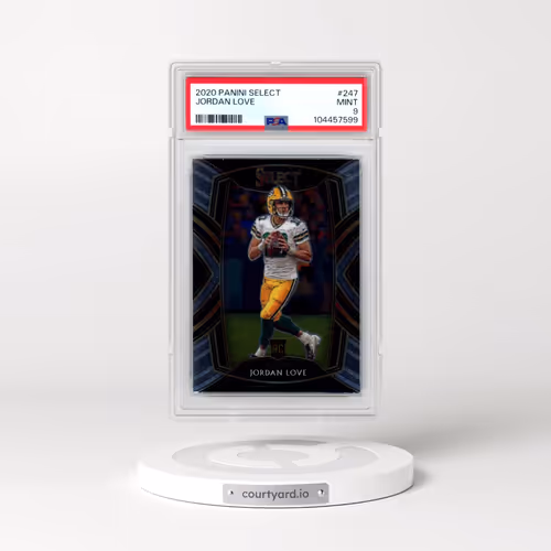 2020 Panini Select #247 Jordan Love (PSA 9 MINT)