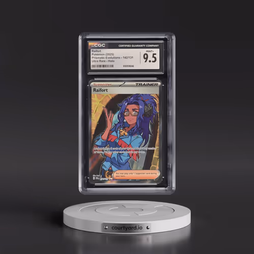 2025 Prismatic Evolutions - PRE EN #142/131 Raifort - Ultra Rare Holo (CGC 9.5 MINT+)