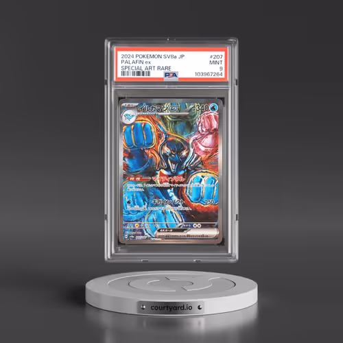 2024 Pokémon Sv8a-Terastal Fest EX #207 Palafin EX - Holo Special Art Rare (PSA 9 MINT)