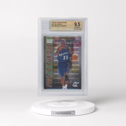 2001 Topps Chrome Fast & Furious #FF05 Michael Jordan (BGS 9.5 GEM MINT)