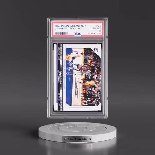 2024 Panini Instant NBA #26 Bronny James Jr./LeBron James (PSA 10 GEM MINT)