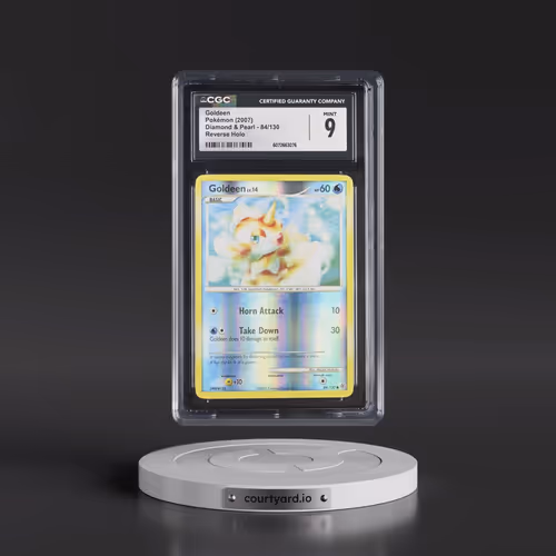 2007 Diamond & Pearl #84/130 Goldeen - Reverse Holo (CGC 9 MINT)