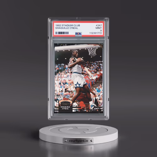 1992 Stadium Club #247 Shaquille O'Neal (PSA 9 MINT)
