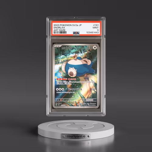 2023 Pokémon Sv2a-Pokemon 151 #181 Snorlax - Art Rare (PSA 9 MINT)