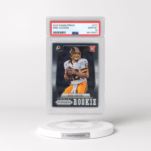 2012 Panini Prizm #277 Kirk Cousins (PSA 10 GEM MINT)