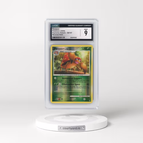 2009 Supreme Victors #38/147 Parasect - Reverse Holo (CGC 9 MINT)