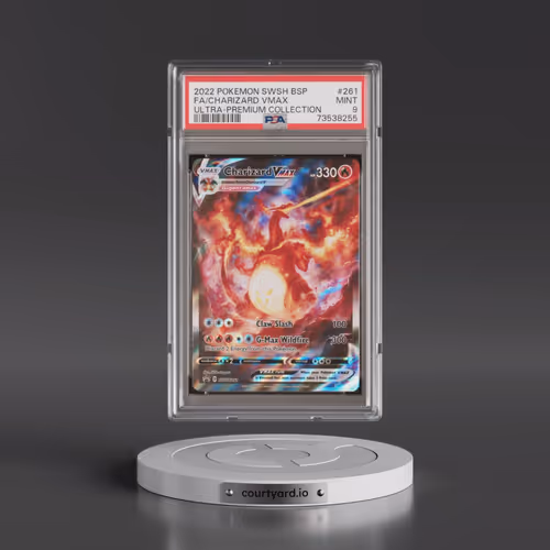 2022 Pokémon Swsh Black Star Promo #261 Charizard Vmax - Full Art Sword & Shield Ultra-Premium Colle