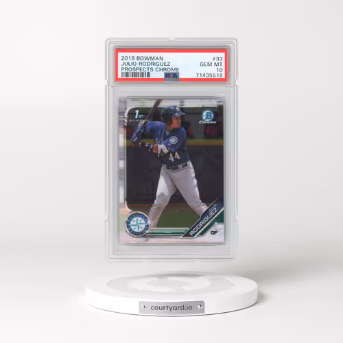 2019 Bowman Prospects Chrome #33 Julio Rodriguez (PSA 10 GEM MINT)