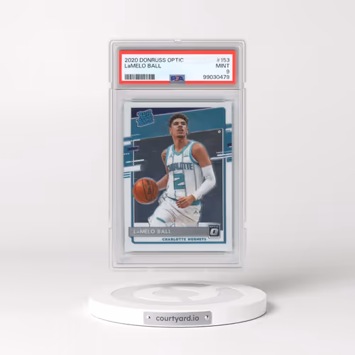 2020 Panini Donruss Optic #153 LaMelo Ball (PSA 9 MINT)