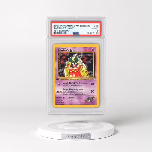 2000 Pokémon Gym Heroes #59 Sabrina's Jynx - 1st Edition (PSA 9 MINT)