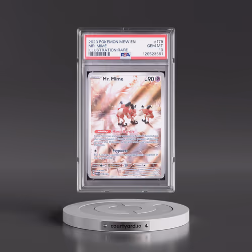 2023 Pokémon Mew EN-151 #179 Mr. Mime - Illustration Rare (PSA 10 GEM MINT)