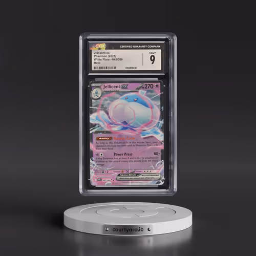 2025 Pokémon Wht EN-White Flare #45 Jellicent EX Holo
