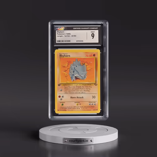 1999 Jungle #61/64 Rhyhorn - 1st Edition 1st Edition (CGC 9 MINT)