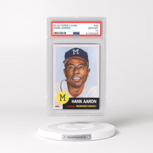 2018 Topps Living #46 Hank Aaron (PSA 10 GEM MINT)