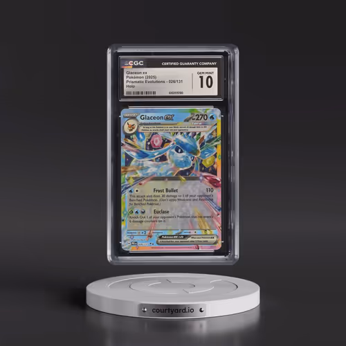 2024 Prismatic Evolutions - PRE EN #026/131 Glaceon ex - Holo (CGC 10 GEM MINT)