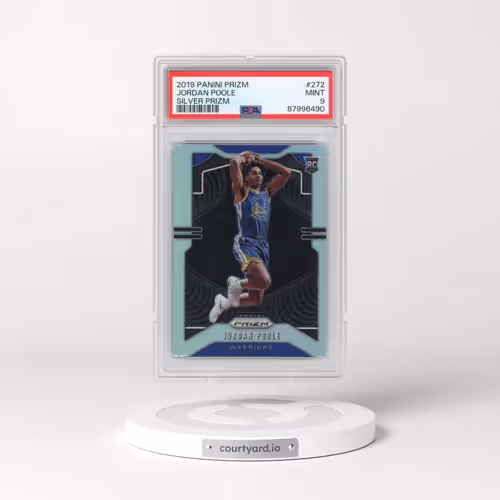 2019 Panini Prizm #272 Jordan Poole - Silver Prizm (PSA 9 MINT)