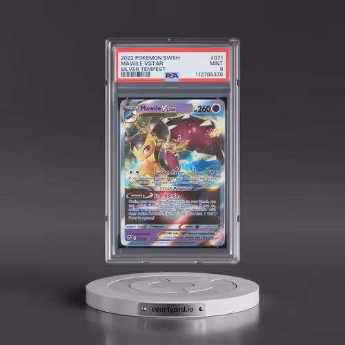 2022 Pokémon Sword & Shield Silver Tempest #071 Mawile Vstar (PSA 9 MINT)