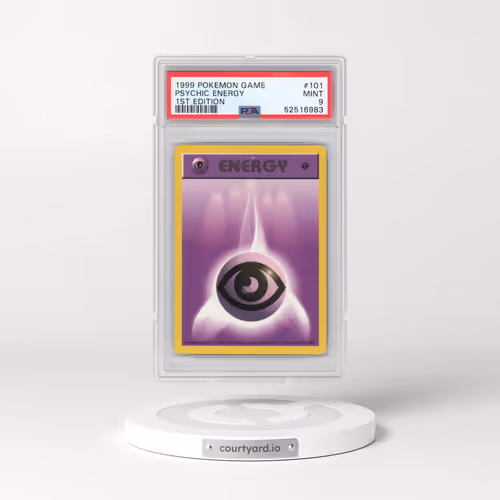 1999 Pokémon Game #101 Psychic Energy - 1st Edition (PSA 9 MINT)