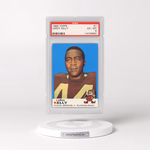 1969 Topps #1 Leroy Kelly (PSA 6 EX-MT)