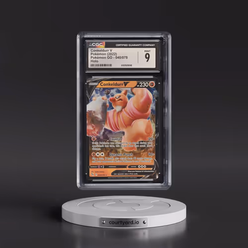 2022 Pokémon GO #040/078 Conkeldurr V - Holo (CGC 9 MINT)