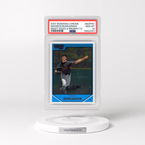 2007 Bowman Chrome Draft Picks & Prospects #BDPP61 Madison Bumgarner (PSA 10 GEM MINT)