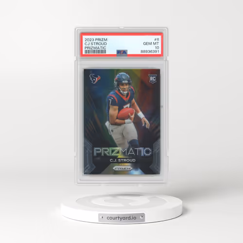2023 Panini Prizm Prizmatic #6 CJ Stroud (PSA 10 GEM MINT)