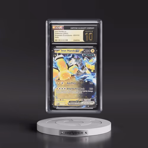 2024 Prismatic Evolutions - PRE EN #031/131 Iron Hands ex - Holo (CGC 10 PRISTINE)