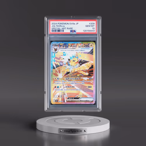 2024 Pokémon Sv8a-Terastal Fest EX #209 Jolteon EX - Holo Special Art Rare (PSA 10 GEM MINT)