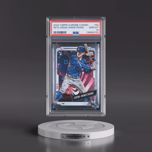 2024 Topps Chrome Cosmic #52 Pete Crow-Armstrong (PSA 10 GEM MINT)