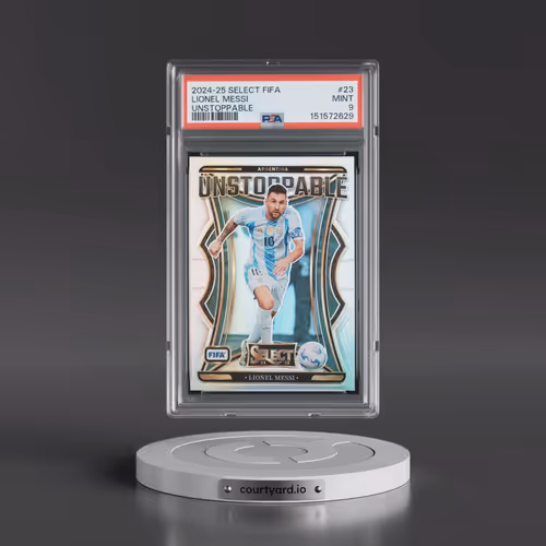 2024-25 Panini Select FIFA Unstoppable #23 Lionel Messi (PSA 9 MINT)