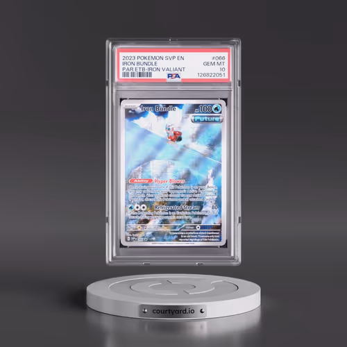 2023 Pokémon Svp EN-SV Black Star Promo #066 Iron Bundle - Paradox Rift Elite Trainer Box-Iron Valia