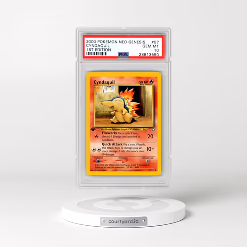 2000 Pokémon Neo Genesis #57 Cyndaquil - 1st Edition (PSA 10 GEM MINT)