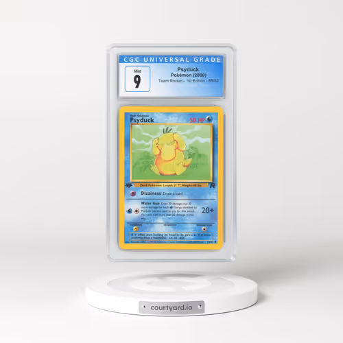 2000 Team Rocket #65 Psyduck - 1st Edition (CGC 9 MINT)