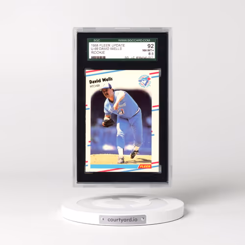 1988 Fleer Update #U-69 David Wells (SGC 8.5 NM-MT+)