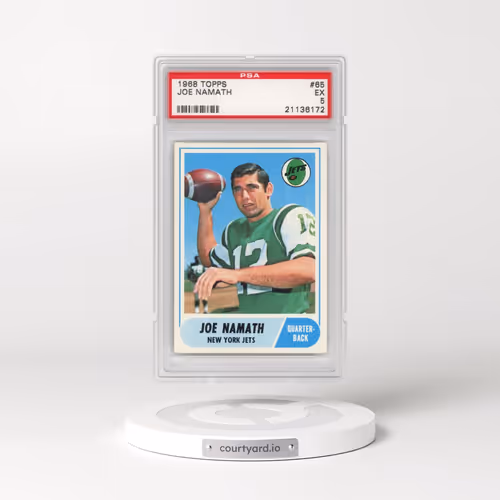 1968 Topps #65 Joe Namath (PSA 5 EX)