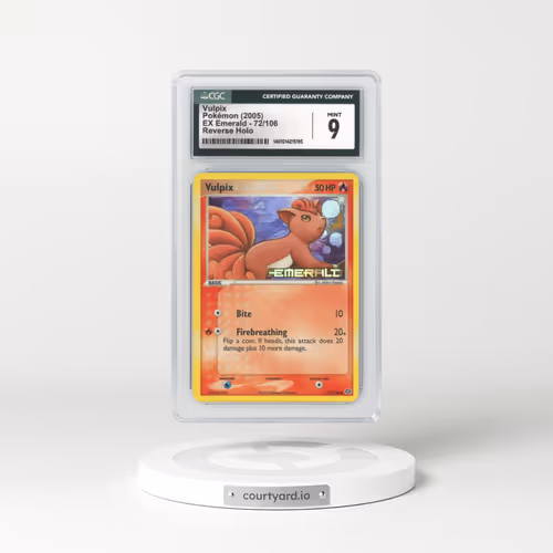 2005 EX Emerald #72 Vulpix - Holo (CGC 9 MINT)