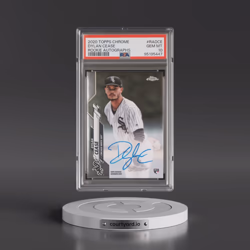 2020 Topps Chrome Rookie Autographs #RADCE Dylan Cease (PSA 10 GEM MINT)
