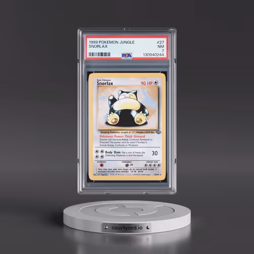 1999 Pokémon Jungle #27 Snorlax (PSA 7 NM)