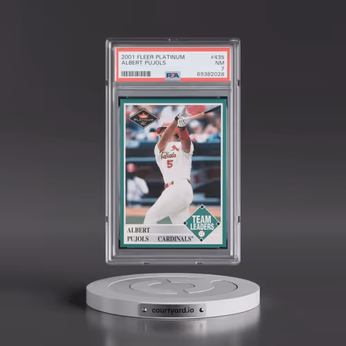 2001 Fleer Platinum #435 Albert Pujols (PSA 7 NM)