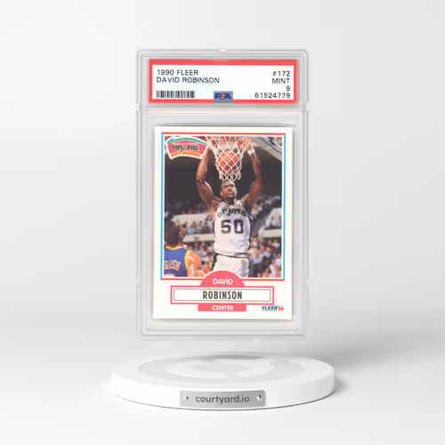 1990 Fleer #172 David Robinson (PSA 9 MINT)