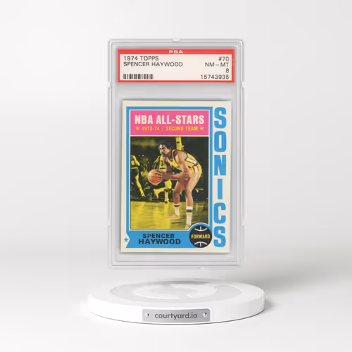 1974 Topps #70 Spencer Haywood (PSA 8 NM-MT)